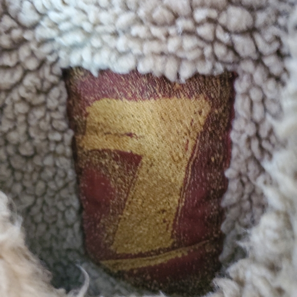 VTG 7 For All Mankind Sherpa Denim Vest S - Picture 3 of 7